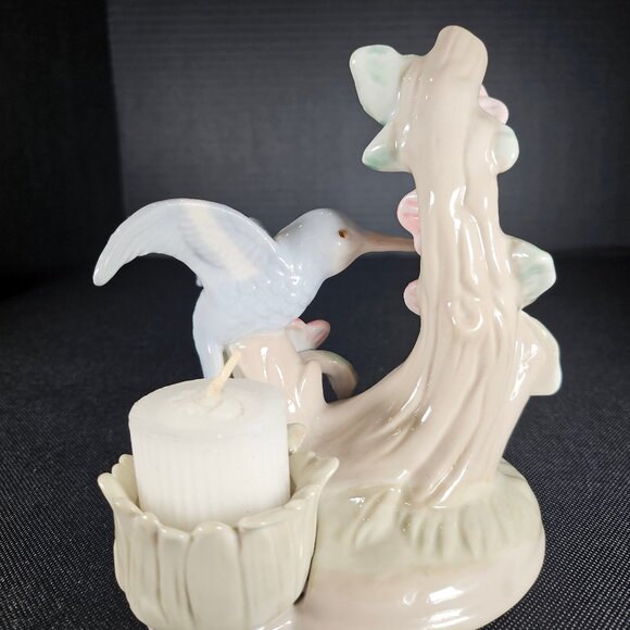 Beautiful Hummingbird Figurine And Votive Candle Holder. Anco/House of Lloyd - Picture 4 of 10